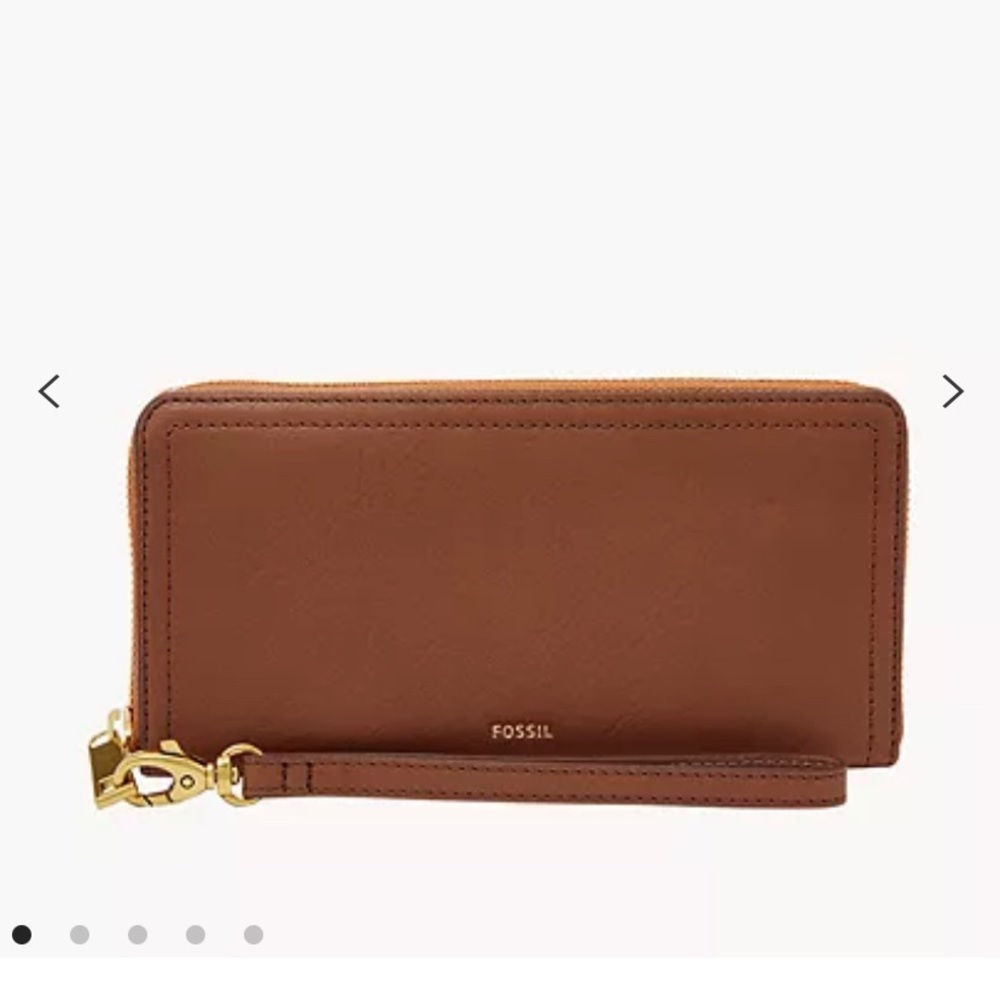 Fossil Zip Around Clutch